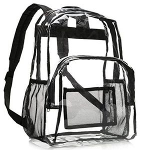 Clear backpack
